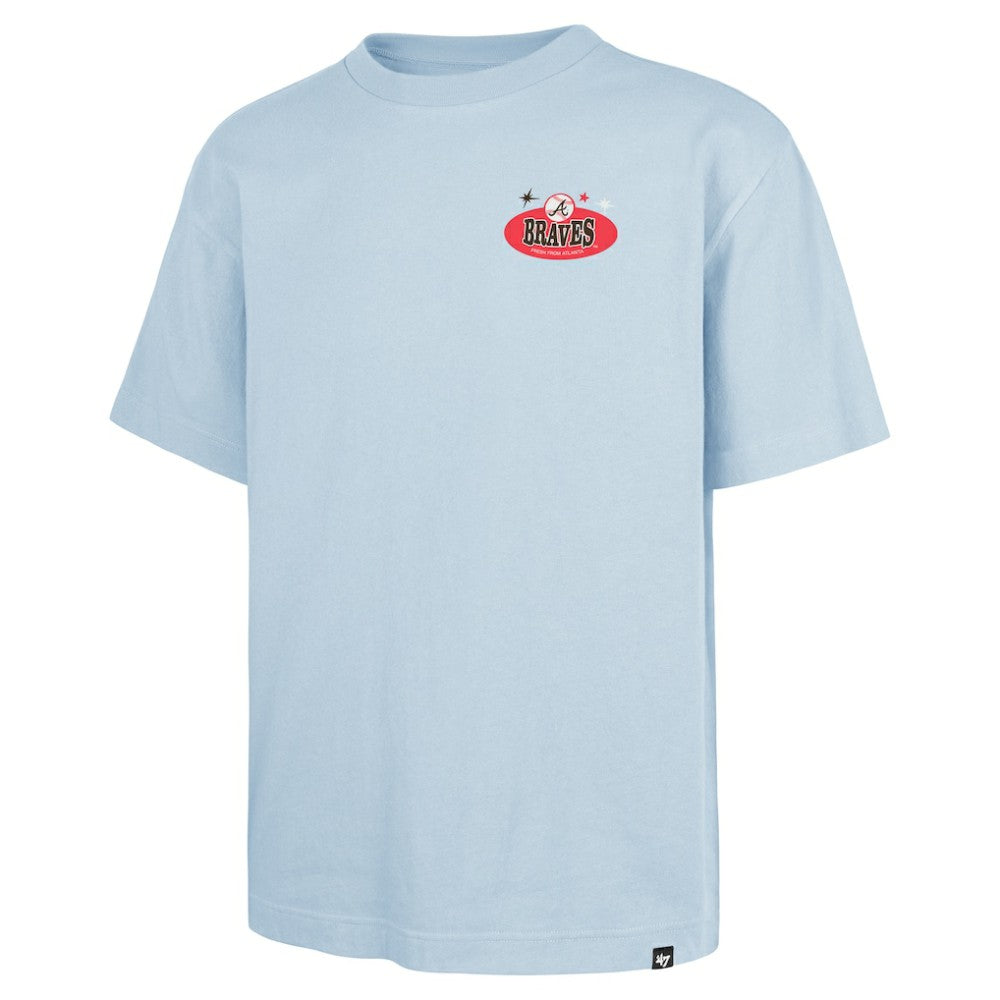 Atlanta Braves Ice Cream Parlor Foundation T-Shirt Light Blue | 47 brand