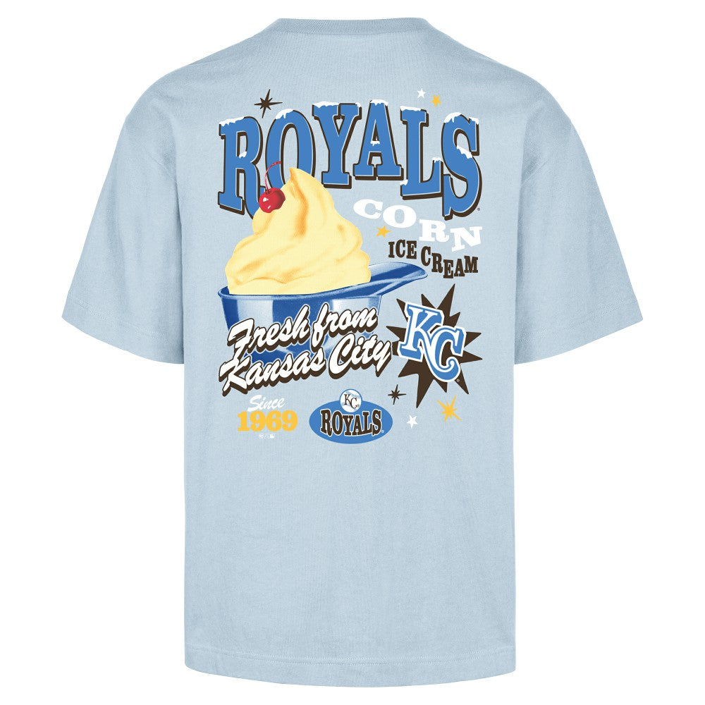 Kansas City Royals Ice Cream Parlor Foundation T-Shirt Light Blue | 47 brand