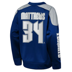 Auston Matthews Toronto Maple Leafs Outerstuff Youth Best Defense Name & Number Crewneck Sweatshirt Blue