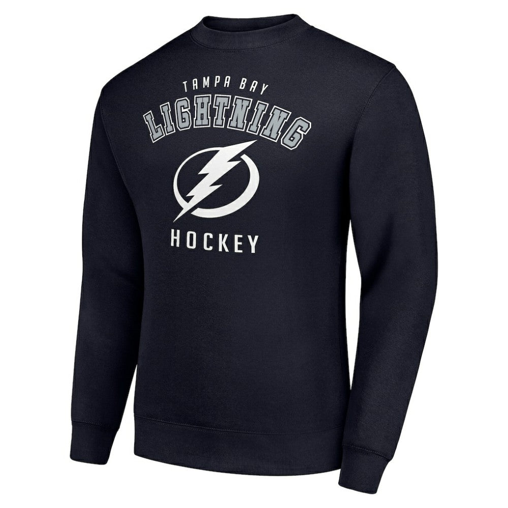 Tampa Bay Lightning Men's Starter Team Logo Fleece Pullover Sweatshirt Navy