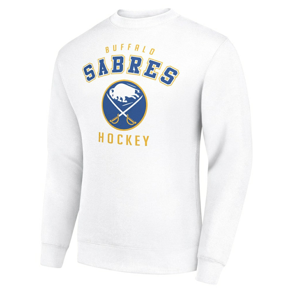 Buffalo Sabres Men's Starter Team Logo Fleece Pullover Sweatshirt White