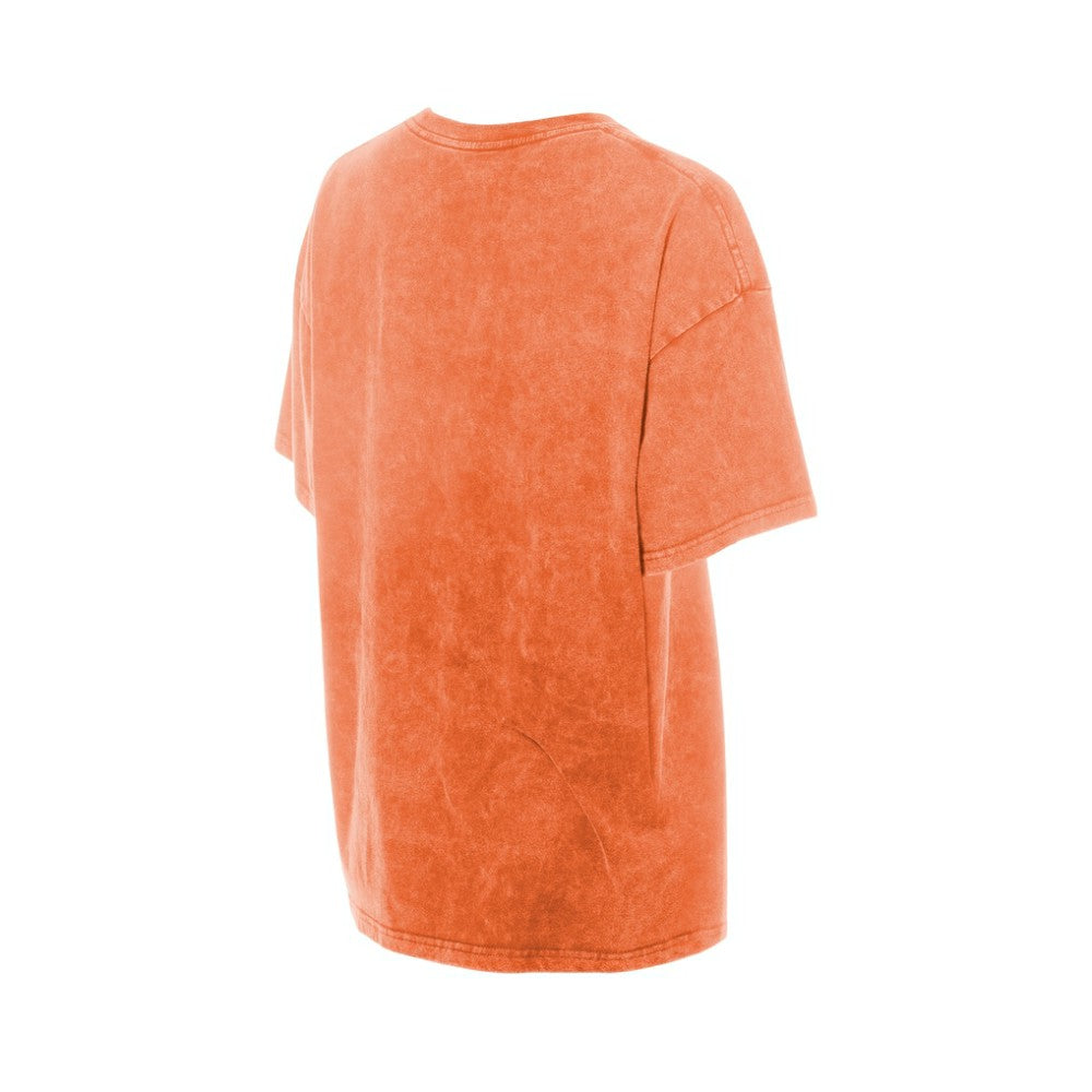 Baltimore Orioles Women's Mineral Wash Oversized T-Shirt Orange | New Era