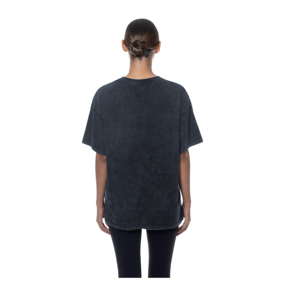 Houston Astros Women's Mineral Wash Oversized T-Shirt Navy | New Era