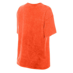 San Francisco Giants Women's Mineral Wash Oversized T-Shirt Orange | New Era
