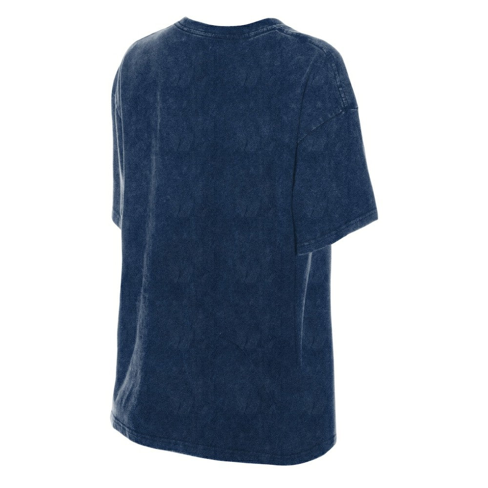Detroit Tigers Women's Mineral Wash Oversized T-Shirt Navy | New Era