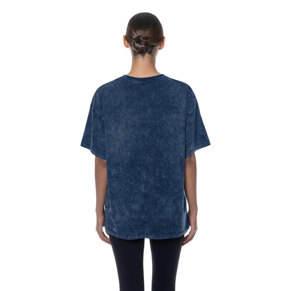 Detroit Tigers Women's Mineral Wash Oversized T-Shirt Navy | New Era