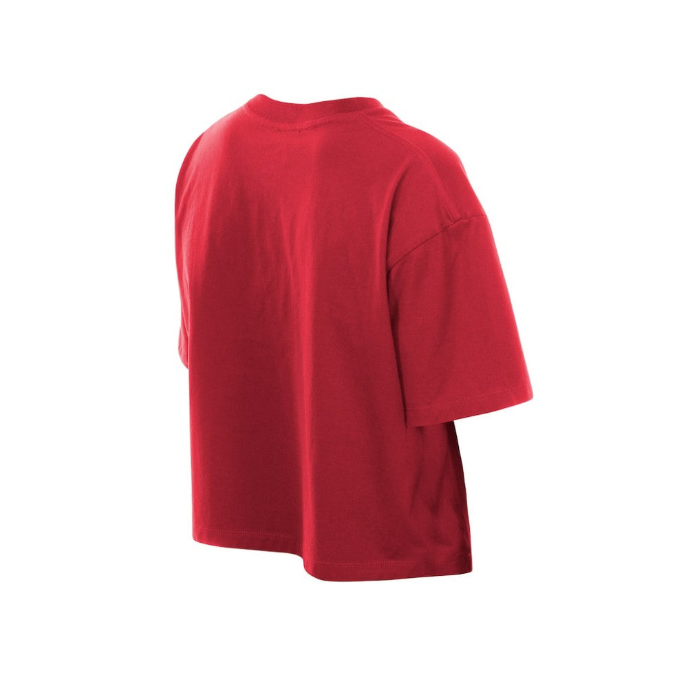 Philadelphia Phillies Women's Boxy Foil Logo T-Shirt Red | New Era