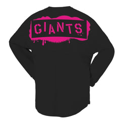San Francisco Giants Women's Neon Jersey Long Sleeve T-Shirt Black