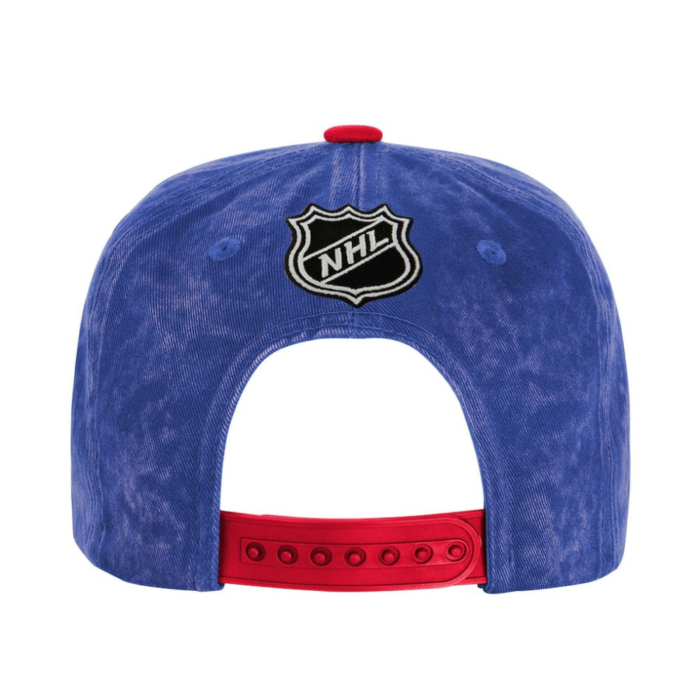 New York Rangers Outerstuff Youth True Retro Deadstock Adjustable Hat Royal/Red