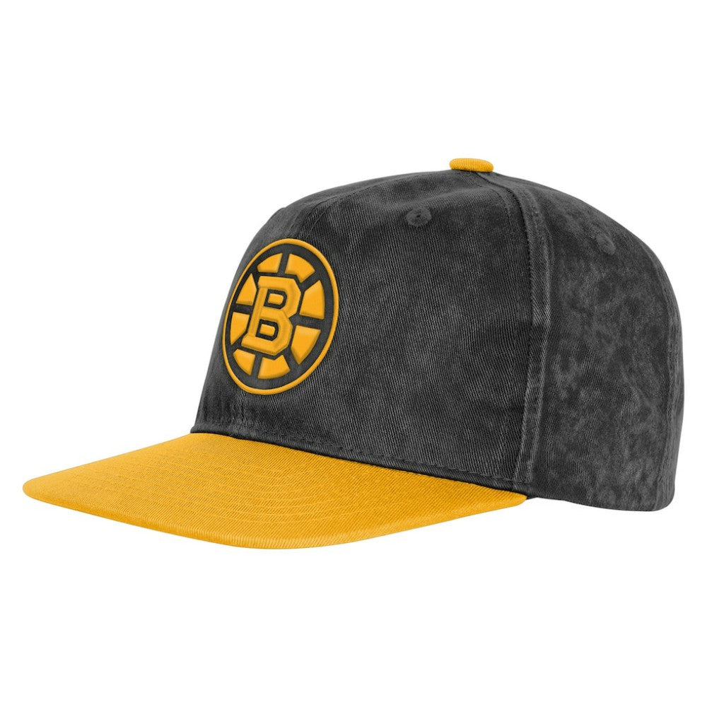 Boston Bruins Outerstuff Youth True Retro Deadstock Adjustable Hat Black/Gold