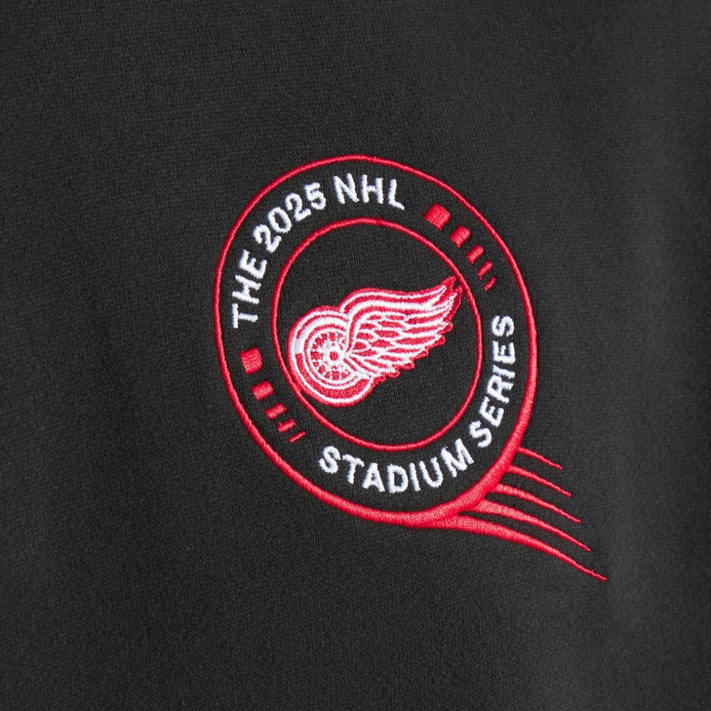 Detroit Red Wings lululemon 2025 NHL Stadium Series Steady State Pullover Hoodie Black