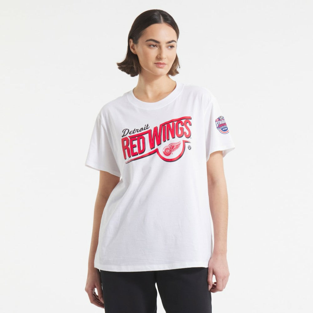 Detroit Red Wings lululemon Women's 2025 NHL Stadium Series All Yours T-Shirt White