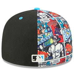 Miami Marlins 2025 MLB Diamond Hero Edition 59FIFTY Fitted Hat Black/Blue | New Era