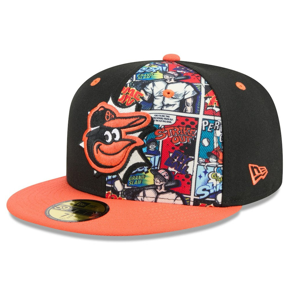 Baltimore Orioles 2025 MLB Diamond Hero Edition 59FIFTY Fitted Hat Black/Orange | New Era