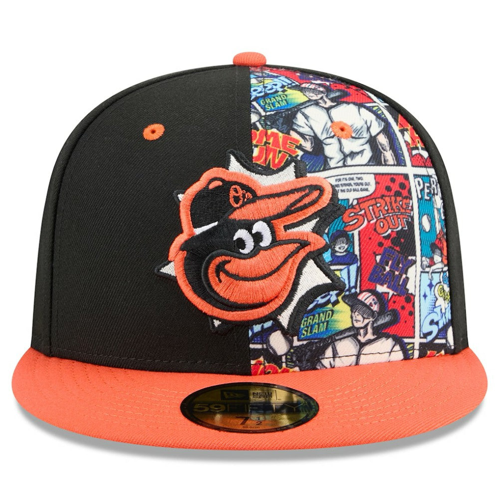Baltimore Orioles 2025 MLB Diamond Hero Edition 59FIFTY Fitted Hat Black/Orange | New Era