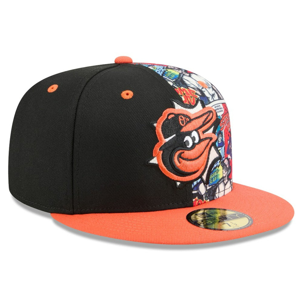 Baltimore Orioles 2025 MLB Diamond Hero Edition 59FIFTY Fitted Hat Black/Orange | New Era