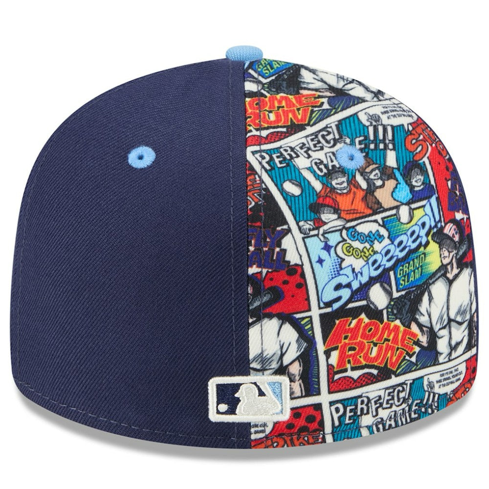 Tampa Bay Rays 2025 MLB Diamond Hero Edition Low Profile 59FIFTY Fitted Hat Navy/Light Blue | New Era