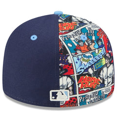Tampa Bay Rays 2025 MLB Diamond Hero Edition Low Profile 59FIFTY Fitted Hat Navy/Light Blue | New Era