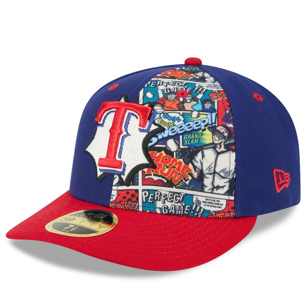 Texas Rangers 2025 MLB Diamond Hero Edition Low Profile 59FIFTY Fitted Hat Royal/Red | New Era