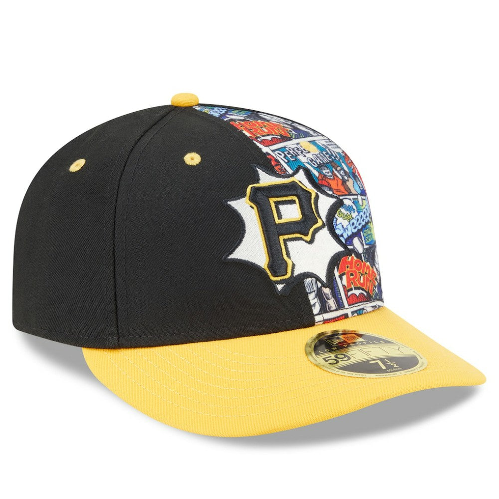 Pittsburgh Pirates 2025 MLB Diamond Hero Edition Low Profile 59FIFTY Fitted Hat Black/Gold | New Era