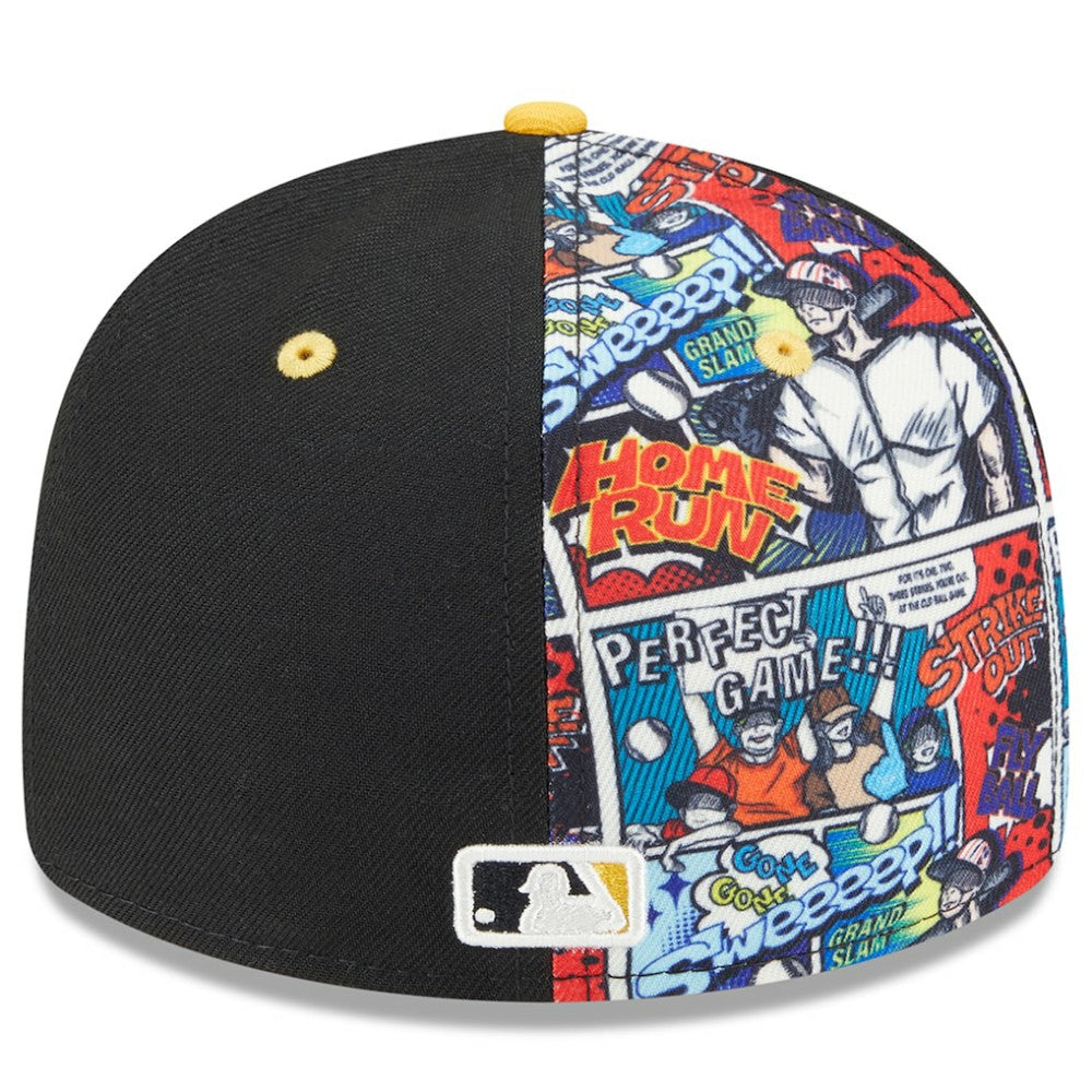 Pittsburgh Pirates 2025 MLB Diamond Hero Edition Low Profile 59FIFTY Fitted Hat Black/Gold | New Era