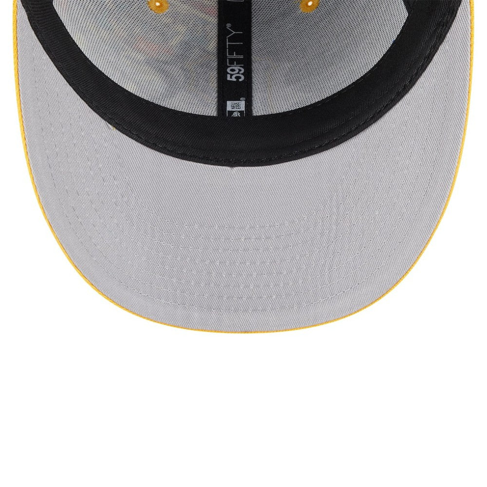 Pittsburgh Pirates 2025 MLB Diamond Hero Edition Low Profile 59FIFTY Fitted Hat Black/Gold | New Era
