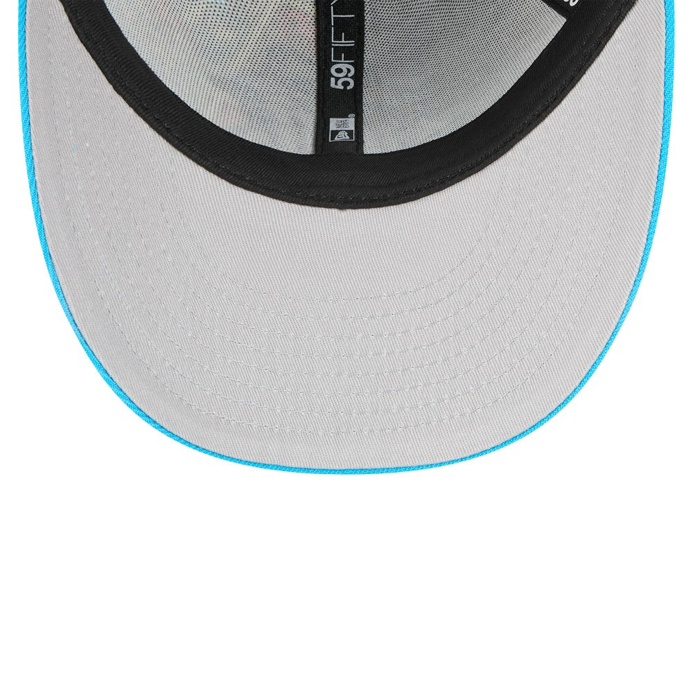 Miami Marlins 2025 MLB Diamond Hero Edition Low Profile 59FIFTY Fitted Hat Black/Blue | New Era