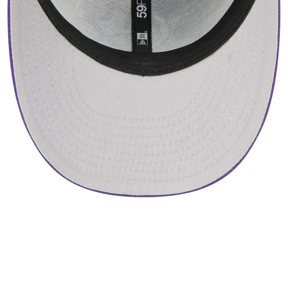Colorado Rockies 2025 MLB Diamond Hero Edition Low Profile 59FIFTY Fitted Hat Black/Purple | New Era