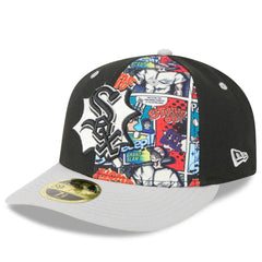 Chicago White Sox 2025 MLB Diamond Hero Edition Low Profile 59FIFTY Fitted Hat Black/Gray | New Era