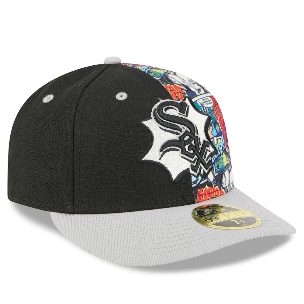 Chicago White Sox 2025 MLB Diamond Hero Edition Low Profile 59FIFTY Fitted Hat Black/Gray | New Era