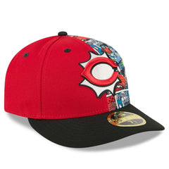 Cincinnati Reds 2025 MLB Diamond Hero Edition Low Profile 59FIFTY Fitted Hat Red/Black | New Era