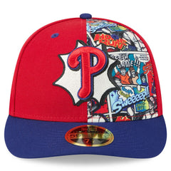 Philadelphia Phillies 2025 MLB Diamond Hero Edition Low Profile 59FIFTY Fitted Hat Red/Royal | New Era