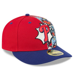 Philadelphia Phillies 2025 MLB Diamond Hero Edition Low Profile 59FIFTY Fitted Hat Red/Royal | New Era