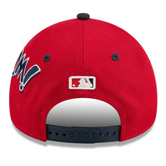 Los Angeles Angels Youth 2025 MLB Diamond Hero Edition A-Frame 9FORTY Adjustable Hat Red/Navy | New Era