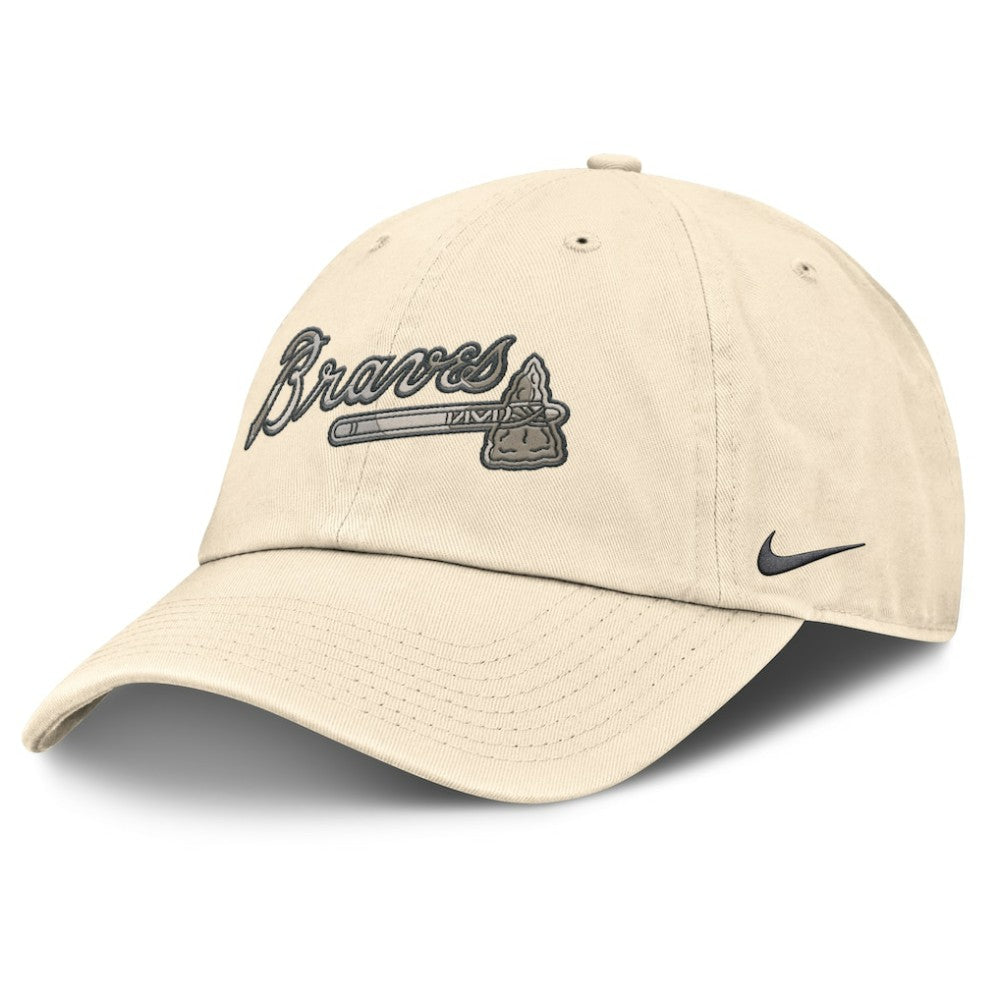 Atlanta Braves Camo Pack Club Adjustable Hat Natural | Nike