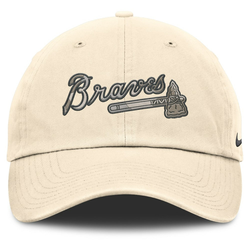 Atlanta Braves Camo Pack Club Adjustable Hat Natural | Nike