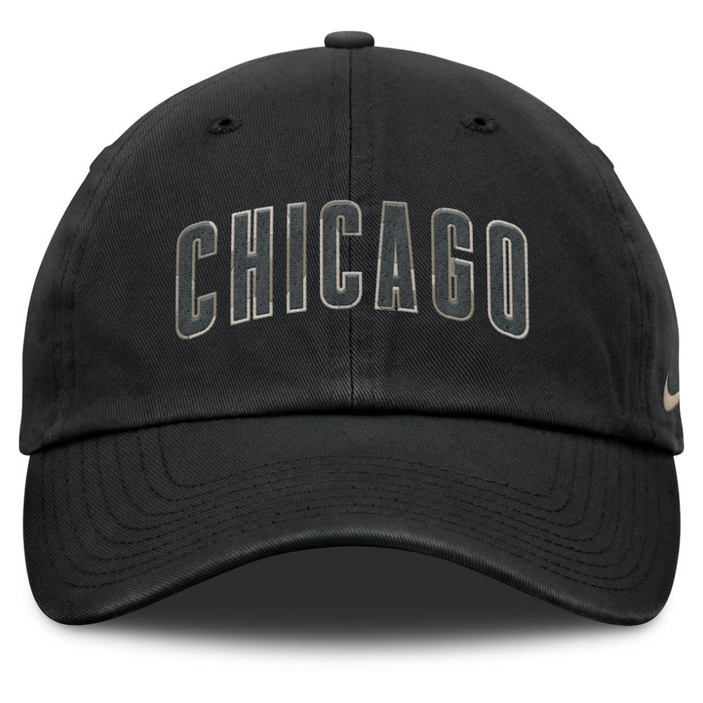 Chicago Cubs Camo Pack Club Adjustable Hat Black | Nike