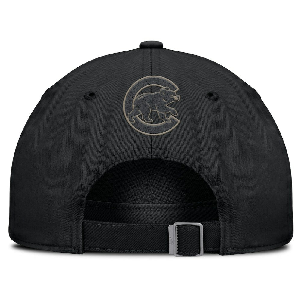Chicago Cubs Camo Pack Club Adjustable Hat Black | Nike