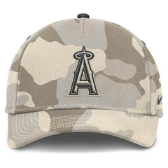 Los Angeles Angels Camo Pack Rise Adjustable Hat Natural | Nike