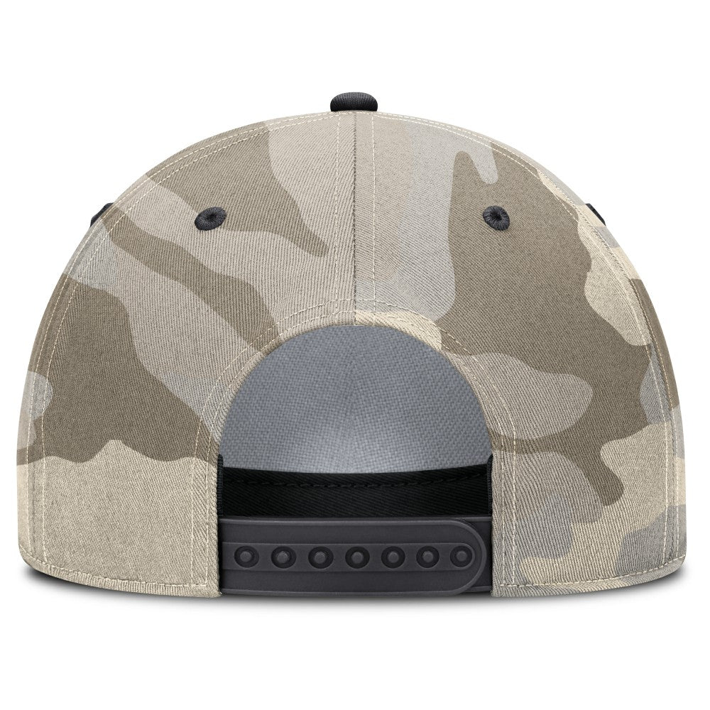 Los Angeles Angels Camo Pack Rise Adjustable Hat Natural | Nike
