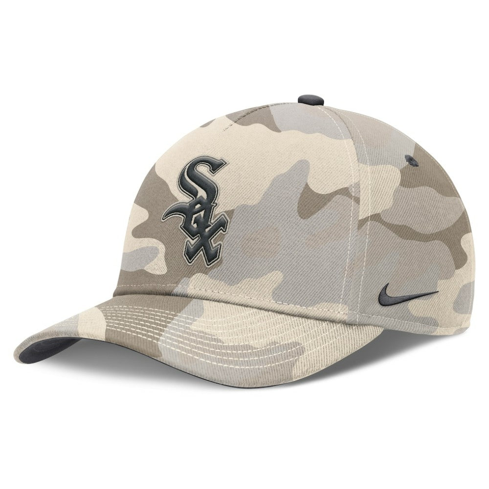 Chicago White Sox Camo Pack Rise Adjustable Hat Natural | Nike