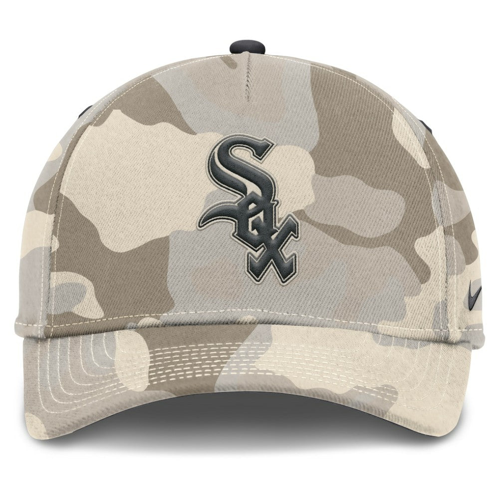 Chicago White Sox Camo Pack Rise Adjustable Hat Natural | Nike
