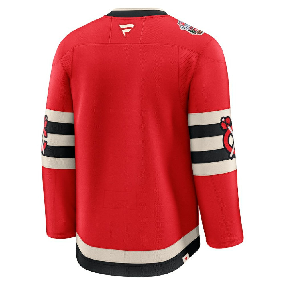 Chicago Blackhawks Fanatics 2025 NHL Winter Classic Premium Jersey Red