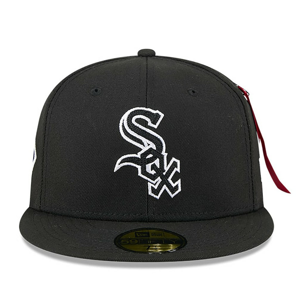 Chicago White Sox x Alpha Industries 59FIFTY Fitted Hat Black | New Era