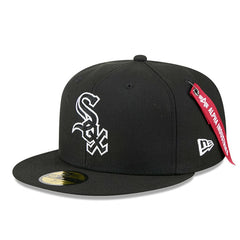 Chicago White Sox x Alpha Industries 59FIFTY Fitted Hat Black | New Era