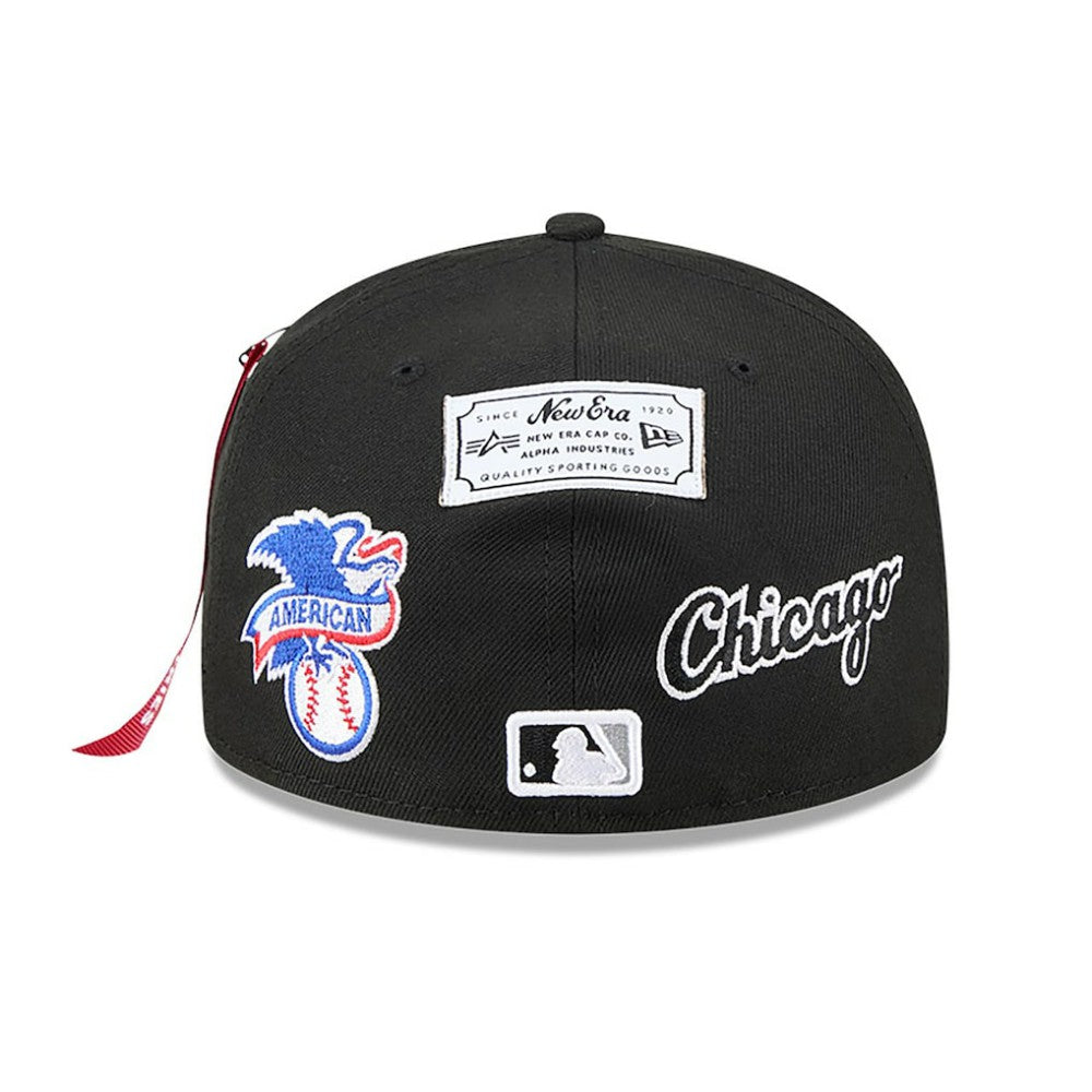 Chicago White Sox x Alpha Industries 59FIFTY Fitted Hat Black | New Era