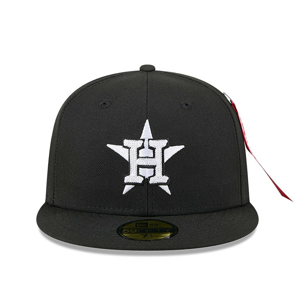 Houston Astros x Alpha Industries 59FIFTY Fitted Hat Black | New Era