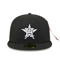 Houston Astros x Alpha Industries 59FIFTY Fitted Hat Black | New Era