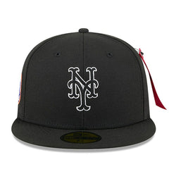 New York Mets x Alpha Industries 59FIFTY Fitted Hat Black | New Era