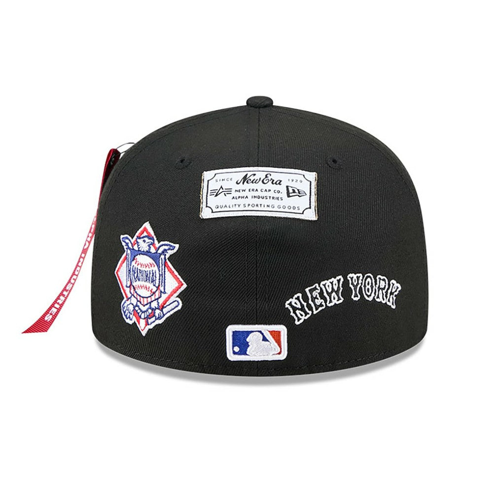 New York Mets x Alpha Industries 59FIFTY Fitted Hat Black | New Era